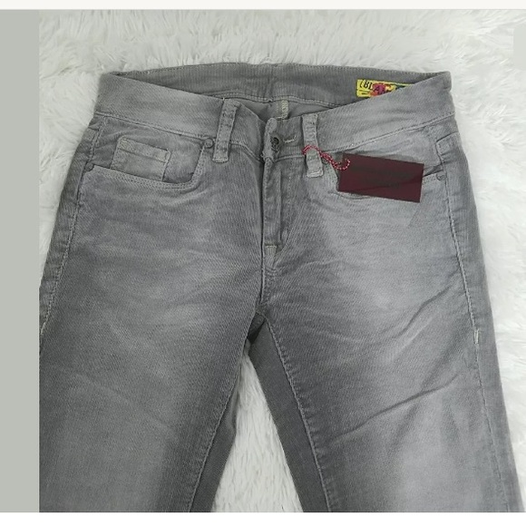 BLANK NYC WOMEN'S SKINNY CORDUROY PANTS JEANS GRAY - Picture 5 of 8